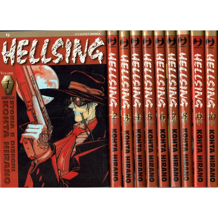 Hellsing 1/10 serie COMPLETA di K. Hirano ed. JPop SC01