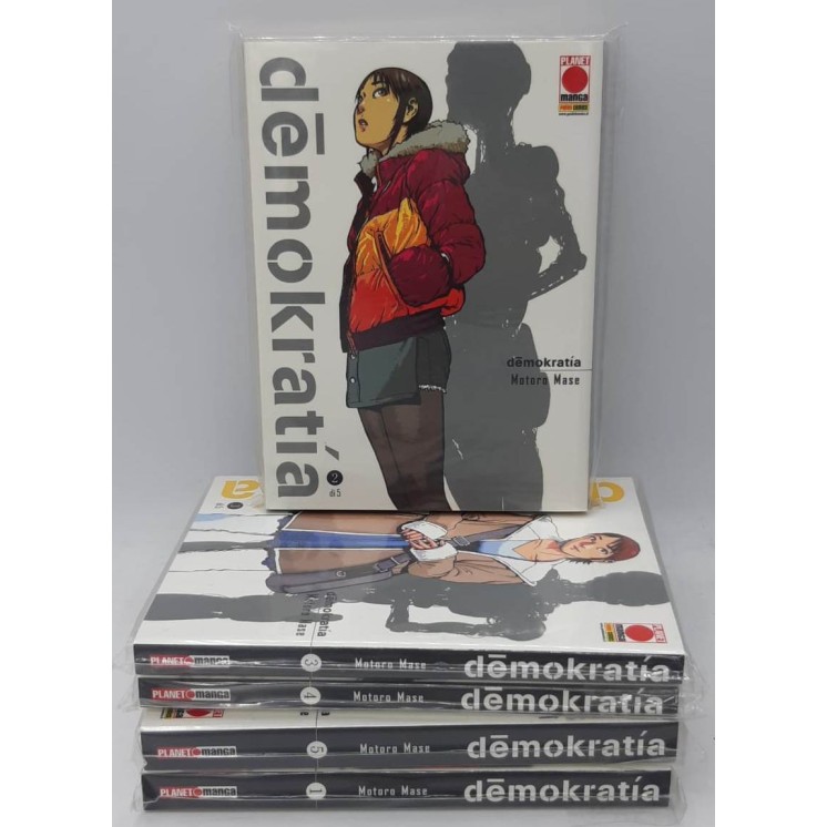 Demokratia 1/5 serie COMPLETA di Motoro Ikigami Mase ed. Panini SC01