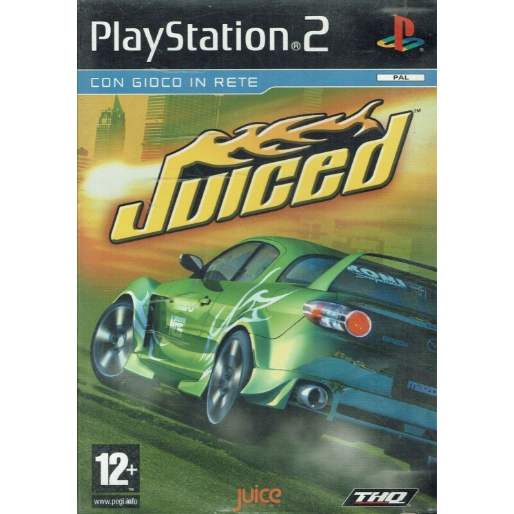 Videogioco Playstation 2 : JUICED PS2 12+ ITa libretto ThQ 