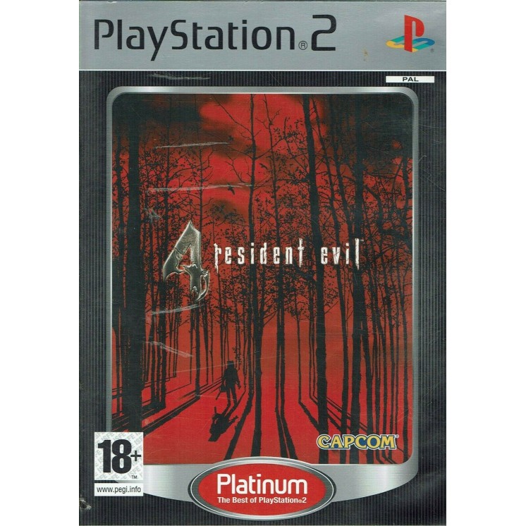 Videogioco Playstation 2 RESIDENT EVIL 4 Platinum ITA 18+ libretto Capcom