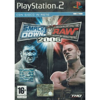 Videogioco Playstation 2 WWE SmackDown vs. Raw 2006 PS2 16+ THQ ITA libretto