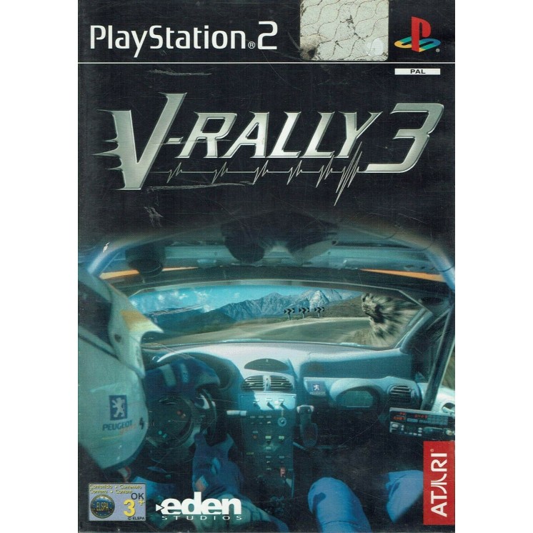 Videogioco Playstation 2 V-Rally 3 Atari 3+ PS2 ITA libretto