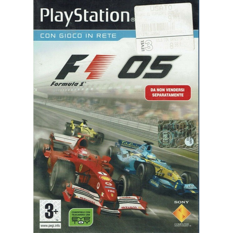 Videogioco Playstation 2 Formula one 05 F1 formula 1 2005 PAL ITA libretto 