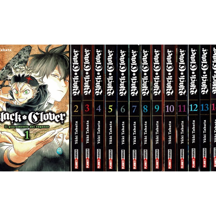 Serie completa Black Clover N. 1/28 Yuki Tabata - Martina's Fumetti