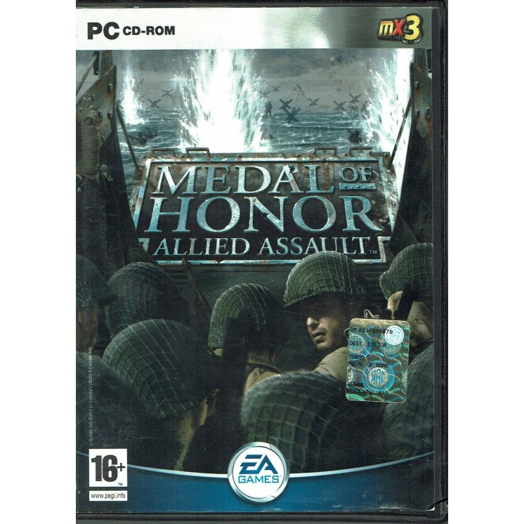 Videogioco PC MEDAL OF HONOR ALLIED ASSAULT 16+ EA Games no libretto 2 dischi
