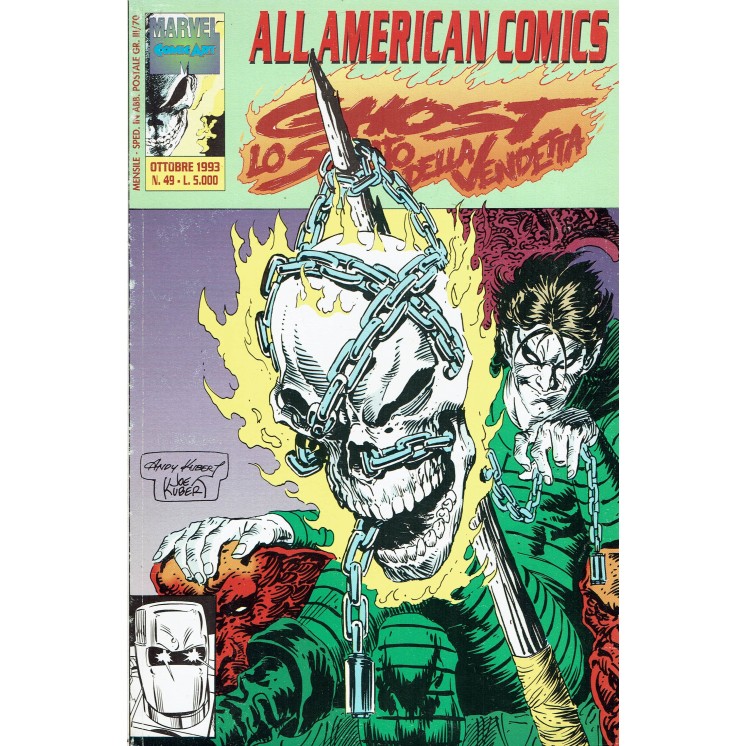 All american comics n.49 Ghost spirito vendetta di Kubert ed. Comic Art