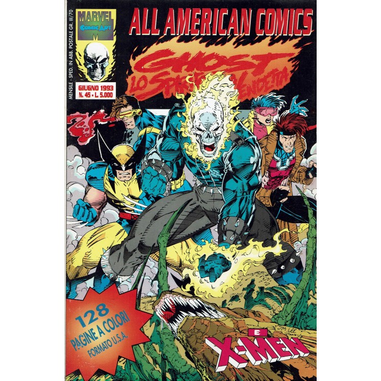 All american comics n.49 Ghost X Men di Capullo ed. Comic Art