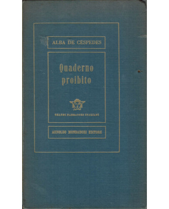 Alba De Céspedes: Invito a pranzo ed. Mondadori Medusa 1952 A63