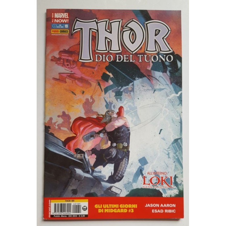 Thor & i nuovi Vendicatori n.190 gli ultimi giorni di Midgard ed. Panini Comics