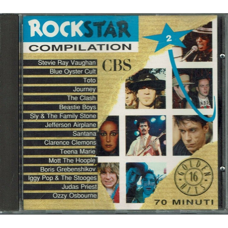 CD17 87 Rockstar Compilation 2 70 minuti 16 tracks CBS