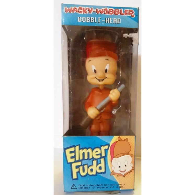 LOONEY TUNES ELMER FUDD Wacky Wobbler Bobble Head Figure Funko NUOVA Gd40