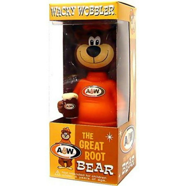 THE GREAT ROOT BEAR Wacky Wobbler Bobble Head Figure Funko NUOVA Gd40