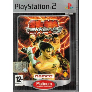Videogioco PlayStation 2 TEKKEN 5 PLATINUM NAMCO 12+ libretto