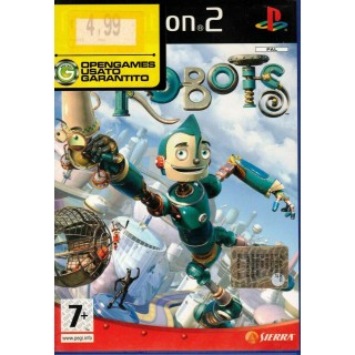 Videogioco Playstation 2 Robots 7+ Sierra 70th Century Fox PAL PS2 libretto