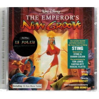 CD18 27 THE EMPEROR'S NEW GROOVE WALT DISNEY Follie Imperatore COLONNA SONORA  