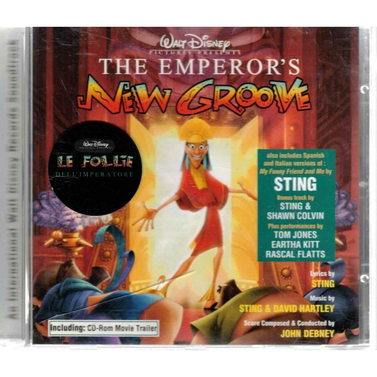 CD18 27 THE EMPEROR'S NEW GROOVE WALT DISNEY Follie Imperatore COLONNA SONORA  