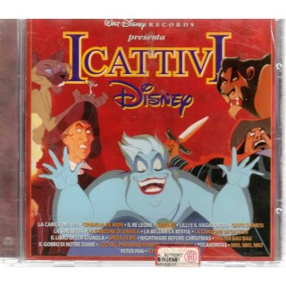 CD18 28 Walt Disney presenta i CATTIVI 10 tracce ITA RARO
