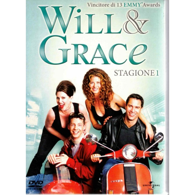 DVD Will & Grace Stagione 01 3 dvd ITA cofanetto Universal 