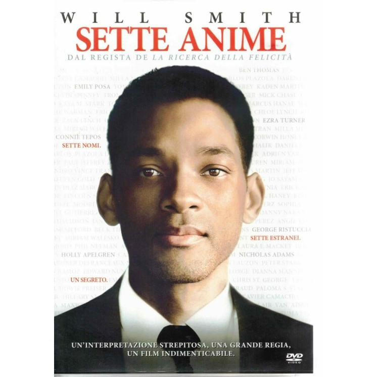 DVD Sette anime con Will Smith ITA usato ed. Sony Pictures B37