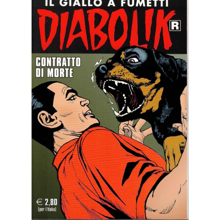 DIABOLIK Ristampa Bianca  717 contratto di morte ed. Astorina