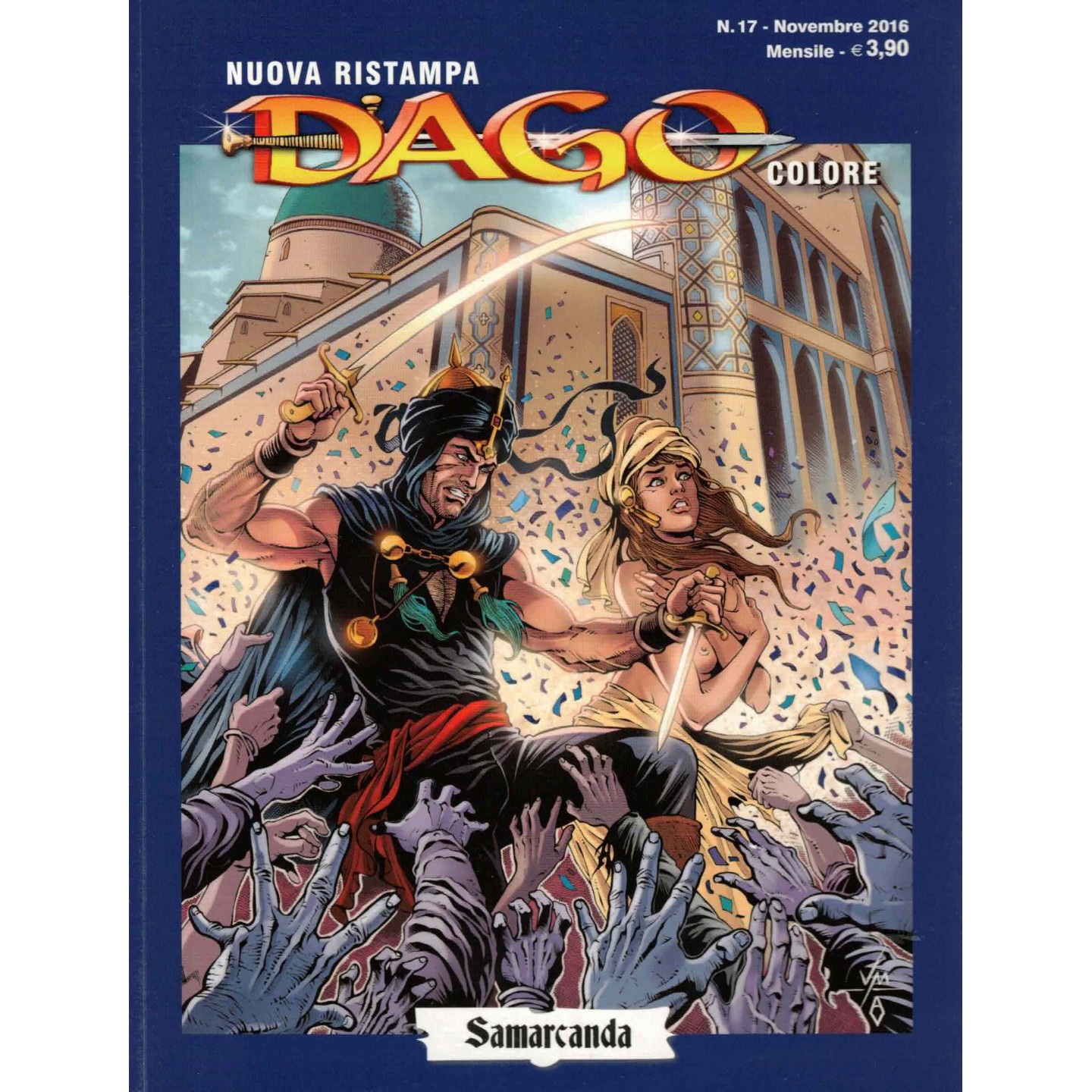 Dago Nuova RISTAMPA a colori  17 Samarcanda di Wooded. Aurea 