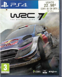 Videocgioco Playstation 4 WRC 7 3+ BigBen libretto ITA