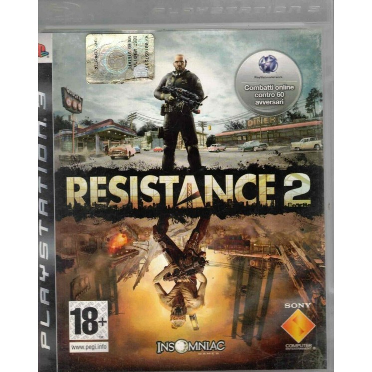 Videogioco Playstation 3 RESISTANCE 2 PS3  18+ Insomniac libretto