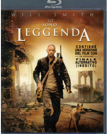 Blu RAY  Io Sono Leggenda  con finale alternativo con Will Smith ITA USATO B05