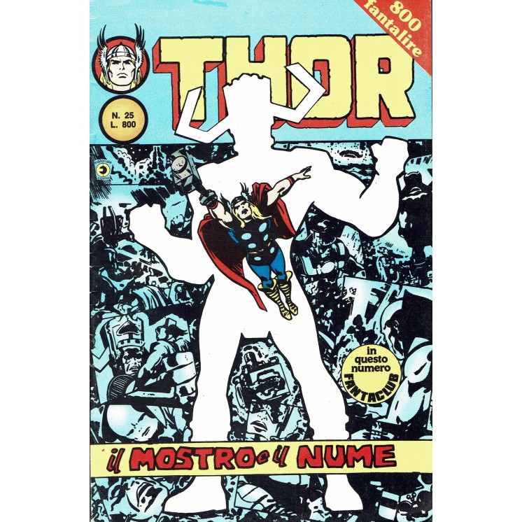 Thor n. 25 il mostro e il nume II serie ed. Corno