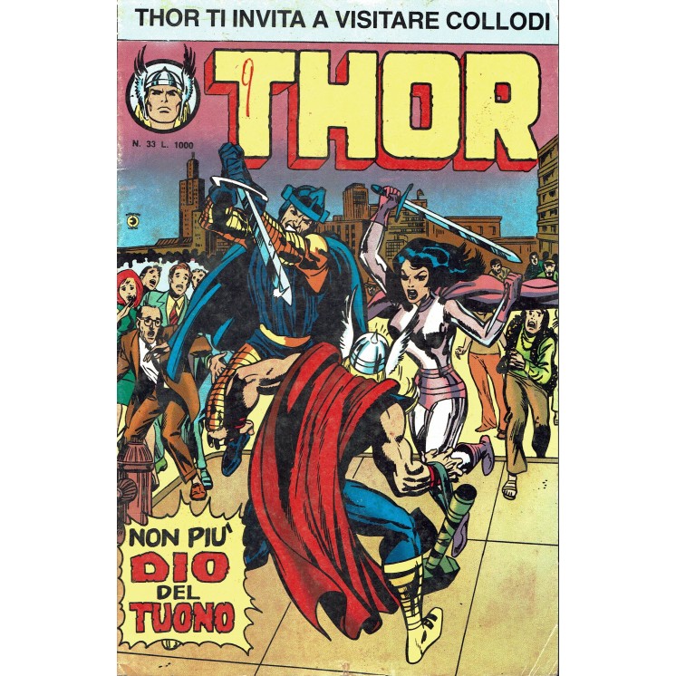 Thor n. 33 non più Dio del tuono II serie ed. Corno