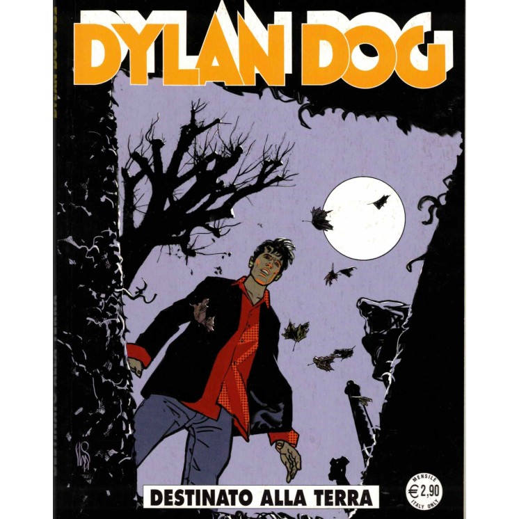 Dylan Dog n.332 destinato alla Terra cover di Sclavi USATO ed. Bonelli