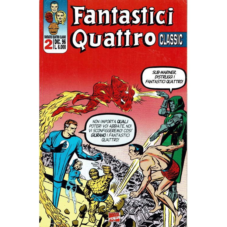 Fantastici Quattro Classic 2 di Kirby e Kubert ed.Marvel Comics