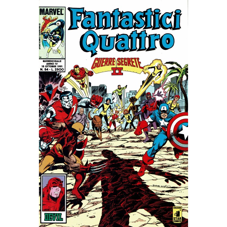 Fantastici Quattro n. 54 guerre segrete II ed. Star Comics  