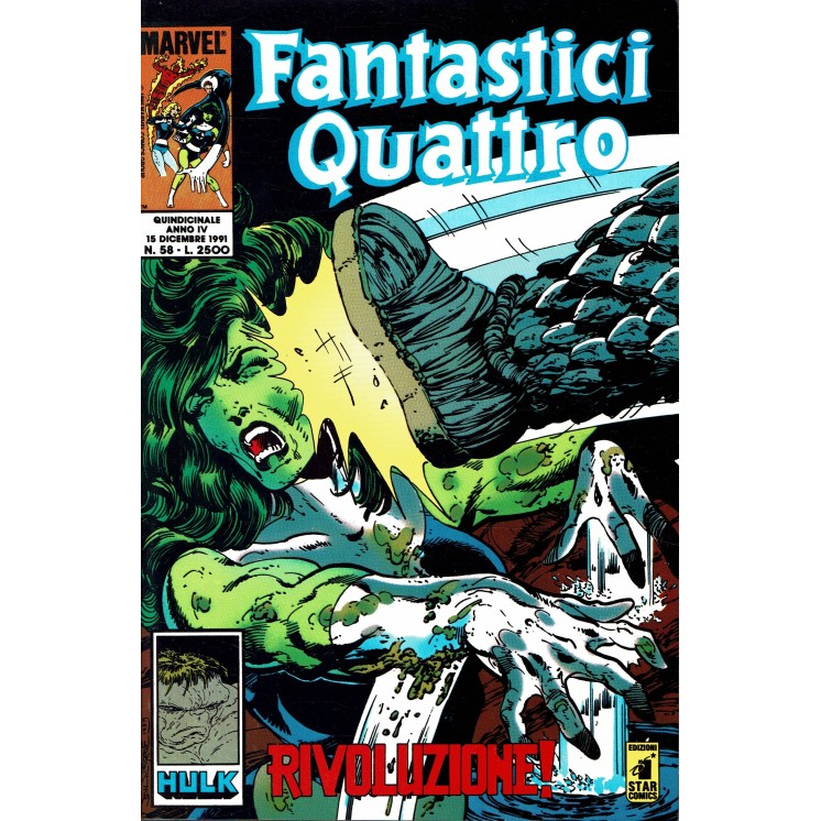 Fantastici Quattro n. 58 rivoluzione ed. Star Comics  