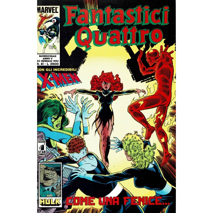 Fantastici Quattro n. 61 come una fenice ed. Star Comics  