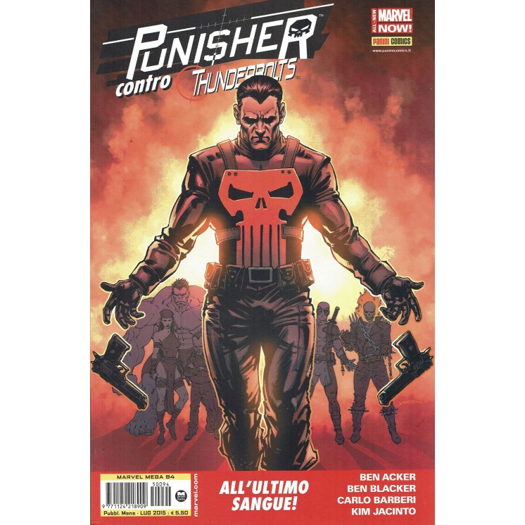 Marvel Mega n. 94 Punisher contro Thunderbolts di Acker ed. Panini 