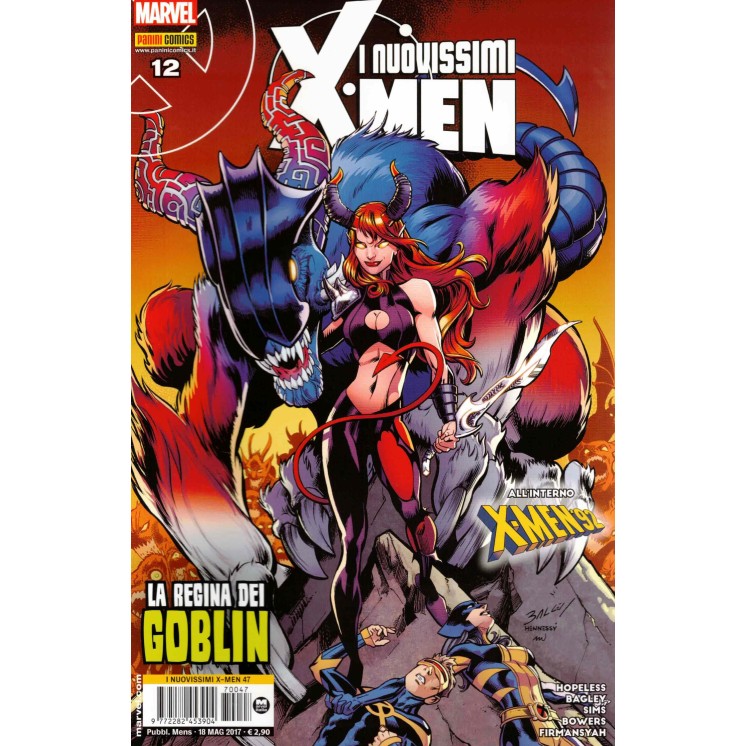 I NUOVISSIMI  X MEN n. 47 la regina dei Goblin di Bagley ed. Panini 