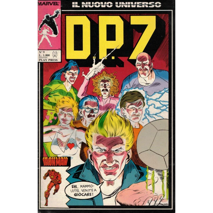 D.P.7 il nuovo universo  9 ed.Play Press (con storia Iron Man)