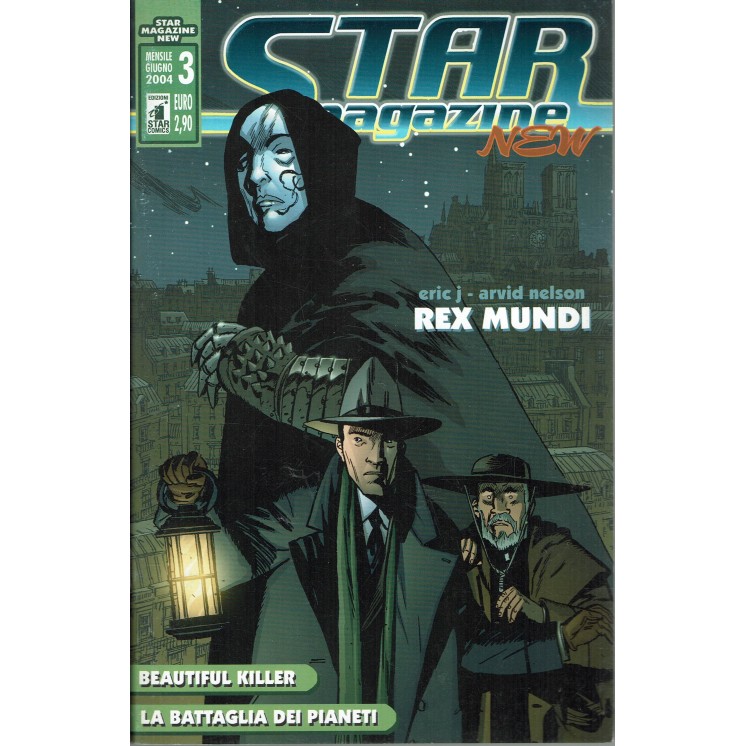 Star Magazine New n. 3 Rex Mundi la battaglia dei pianeti ed. Star Comics
