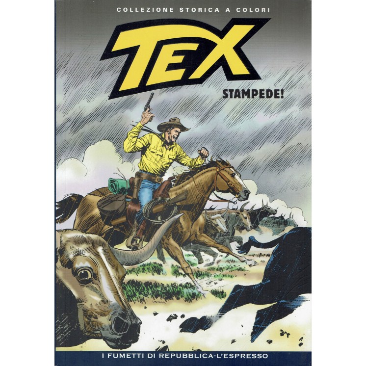 Collezione Storica Colori Tex  237 Stampede! di Galep ed. La Repubblica FU05
