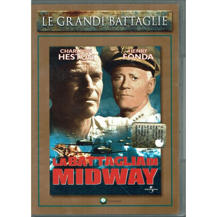 La Battaglia Di Midway DVD serie le grandi battaglie con Heston Fonda USATO