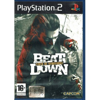 Videogioco Playstation 2 Beat Down Fists of Vengeance Capcom ITA USATO libretto 