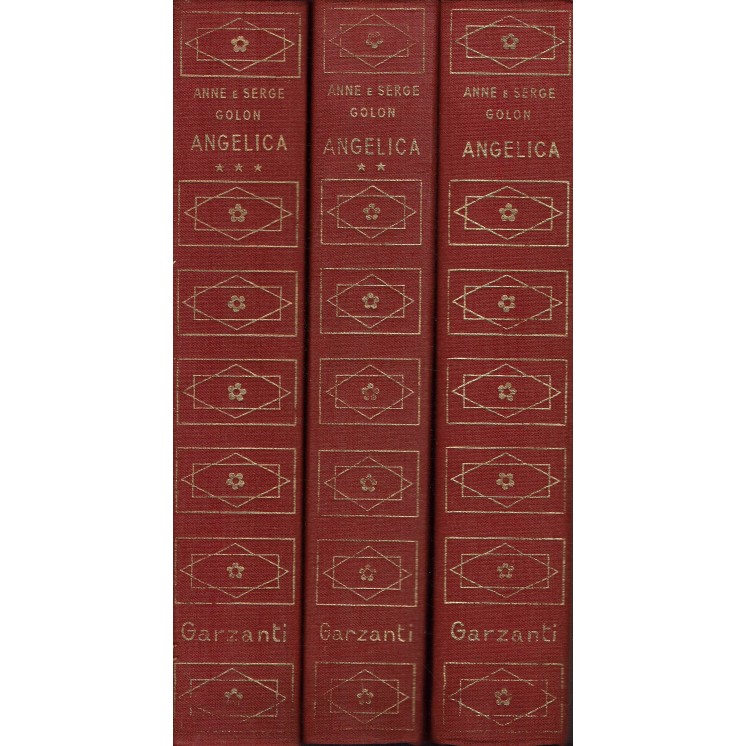 Anne e Serge Golon : Angelica volumi 1/3 ed. Garzanti il Milione 1957 A93
