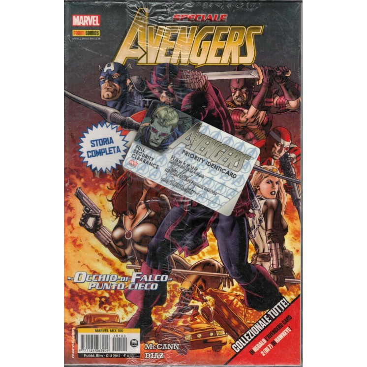 MARVEL MIX n.100 speciale Avengers con GADGET di Mc Cann ed. Panini