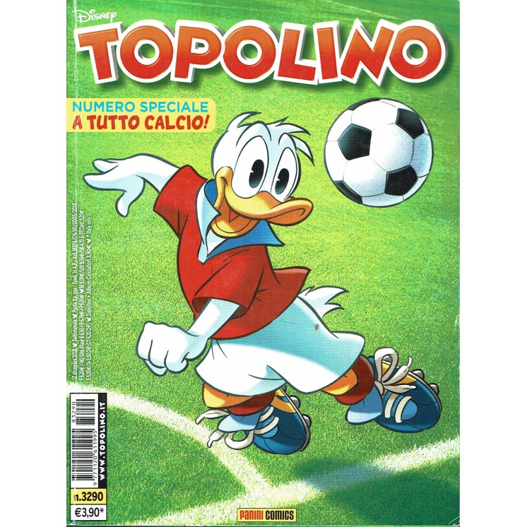 Topolino n.3290 a tutto calcio ed. Panini