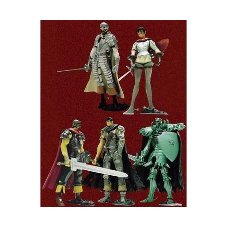 Berserk Art of War ACTION FIGURE SET 5 personaggi COMPLETO NUOVO GD07