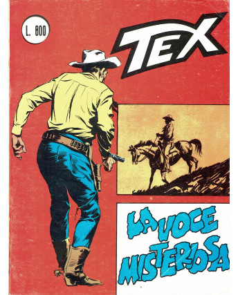 Tex  45 lire 400 la voce misteriosa ed. Araldo