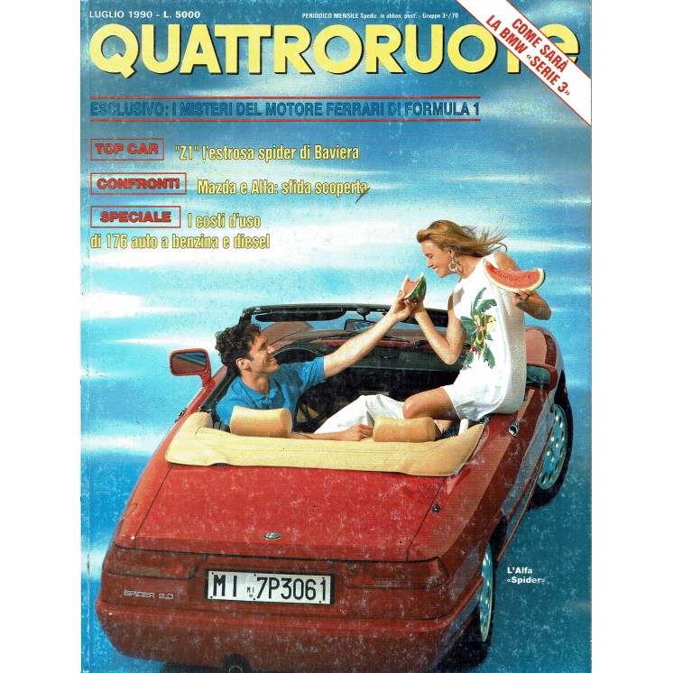 Quattroruote 417 luglio 1990 Mazda Alfa Z1 ed. Domus