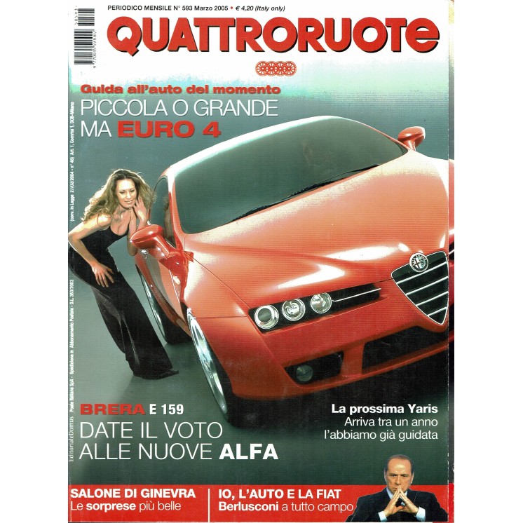 Quattroruote N. 593 marzo 2005 Porsche Cayenne 3.2 V6-BMW 118d Electa ed. Domus