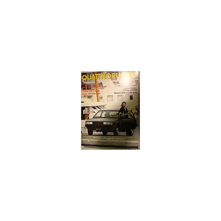 Quattroruote n. 310 ago 1981 Scirocco WV Panda R4 test grandi viaggi ed. Domus 